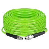 High Pressure Sewer Jetter Kit 4000 PSI Washer Hose with 5 Nozzles and Cleaning Tool – Green 50FT