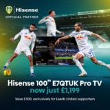 Hisense 100 E7QTUK Pro TV with discount code