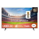 Hisense 43 43A6QTUK 4K Ultra HD Smart TV AI TV – 4K UHD, Hi-View AI Engine, Precision Colour, AI Smooth Motion