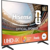Hisense 50 Inch 50E6QTUK Smart 4K UHD HDR LED Freely TV – Free C&C – With Code In App