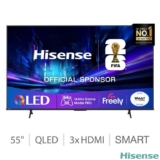 Hisense 55E78QTUK PRO 55 Inch QLED Smart TV – 5 Year Warranty