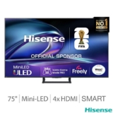 Hisense 75E8QTUK 75 Inch Mini LED HD Smart TV