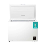 Hisense FC386D4AWLE 297Litres Freestanding Chest Freezer, 4 Star Freezer Rating, E Rated in White