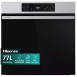 Hisense Hi2 BI622AXPGUK Built In Electric Single Steam, Plug & Play Oven – Stainless Steel/Black