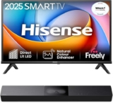 Hisense TV 40 inch & Soundbar Bundle: 40A4QTUK Smart TV plus the HS2000 Soundbar