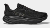 Hoka Clifton 10 Mens Running Shoes – Sizes 7.5 – 11 – Black – Free Click & Collect
