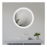 Home Glow 50cm round LED Bathroom Mirror with Touch Switch