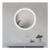 Home Glow 50cm round LED Bathroom Mirror with Touch Switch