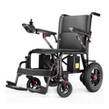 Homyking Electric Wheelchair for Adults, 25km Range, Lightweight Folding