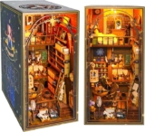 Hongda M2311 Mira Magic House Book Nook – 3D Wooden Building Kit & LED Lights 18.3 x 11.6 x 22cm, Ages 14 at Guangzhou Hongda Craft Co.,ltd
