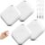 Hongtop 4 Pack Luggage Tracker,Bluetooth Tracker Works with Apple Find My(iOS Only),IP67 Waterproof,Replaceable Battery,Lost Mode,Smart Key Finder Item Locator for Keys,Luggage,Bags and More