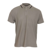 Hope & Honour Tipped Polo Shirt – Grey in XXL Only ( White – Large In description )