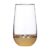 Horizon Highball Glasses, Gold, 8x8x15 Cm