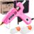 Hot Glue Gun Kit: DEKO 60/100w Dual Power Fast for Crafting, Small Glue Gun with 25pcs 11mm 150mm Glue Sticks for School Kids Hobby DIY Arts Card Sealing Glass Fabric Metal Wood Plastic Home Repair