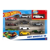 Hot Wheels 1:64 Scale 10-Pack Die-Cast Cars Assorted
