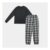 Howick Mens Cotton Crew Neck Long Sleeve Pyjama Sets
