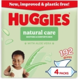 Huggies Natural Care Baby Wipes – Quad Pack (192 Wipes) – £2.17 S&S