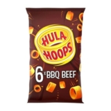 Hula Hoops BBQ Beef Multipack Crisps 6 Pack
