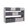 Humble Crew Toy Storage Organiser with 9 Bins Grey