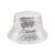 Hybursky Shiny Metallic Reversible Packable Waterproof Bucket Hat Silver