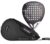 IANONI Adult12K Carbon Padel Racket, 3D Surface & EVA Flex Core Premium Bag – Black