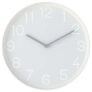 IKEA TROMMA Wall clock, white, 25 cm free C&C only