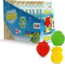 INKEE Fruity Mini Pack of 30 Bath Bombs for Kids Age 3 Colourful Bubble Bath Fizzies with Jojoba Oil and Fruity Aroma Fun Bath Toys and Relaxing Bath Time Gift Idea