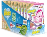 INKEE Unicorn Bath Slime 8 Pack Bubble Gum Scented Pink Glitter Slime Powder with Vitamin E Fun Bath Toy Set for Kids Ages 3 Creative Gift for Girls and Boys