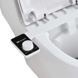 Ibergrif M41050 Bidet Attachment for Toilet UK, Non-Electric Cold Water Toilet Seat Attachment with Pressure Controls