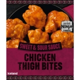 Iceland Sweet & Sour/Sweet Chilli Sauce Chicken Thigh Bites 325g