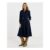 Indigo Belted Denim Midi Dress
