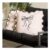Indoor/Outdoor Bow-Print Frill Cushion Covers Monochrome
