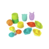 Infantino Silcon Bath Toy Set