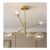 Inlight Nova Semi Flush Ceiling Light Brass (56cm X 60cm X 60cm)