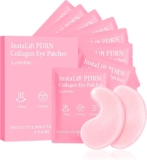 Instalift PDRN & Collagen Eye Patches, PDRN Eye Patches for Puffy Eyes & Dark Circles, Lifting Firming Under Eye Masks, Under Eye Gel Patches for Wrinkles & Fine Lines, Eye Bags Removal, 8Pairs