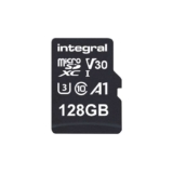 Integral 128GB microSD Card Premium High Speed 4K Video Memory Card – up to 100MB/s Read and 50MB/s Write, UHS-I, U3, Class 10, A1 App