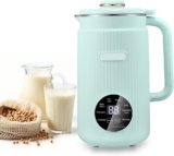 Irishom Nut Milk Machine, Automatic Plant Milk Maker for Homemade Almond, Oat, Soy, with 8H Keep Warm Function, Vegan & Dairy-Free (Green)