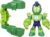 Iron Man and His Awesome Friends Marvel Iron Hulk Action Figure Toy with Accessory, Green