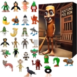 Italian Brainrot Action Figures Set 24PCS Tralalero Tralala Tung Tung Tung SahurCollectible Brainrot Toys1.8-3.3 Inch ToysInspired Funny Collectible Desk Toyfor Kids Adult Fans Gift for 6