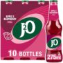 J2O Fruit Juice, Apple and Raspberry, 275ml Bottle (Pack of 10)