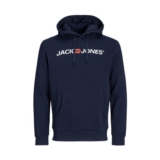 JACK & JONES Mens Jjecorp Logo Sweat Hood Noos Hoodie