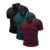 JACKETOWN 3 Pack Mens Polo Shirts Short Sleeve