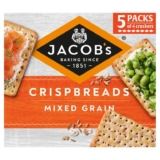 JACOBS Crispbreads Mixed Grain Crackers 190g – 90p / 85p S&S