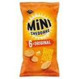 JACOBS Mini Cheddars Original Multipack Crisps, Baked with Real Cheese, 6 x 23 g Bags Per Pack £1.19 s&s
