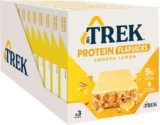 JBs TREK Protein Flapjacks – Lemon – Plant-based protein – Gluten Free – 36 x 50g bars – 1,8kg