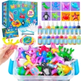 JOPSHEEN Magic Water Elf Kit – 20 Colours Aqua Fairy Water Pets – DIY Squishy Crafts Birthday Gifts for Boys and Girls