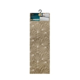 JVL Mega Mat Entrance Runner, Washable, 50×150 Cm, Brown Geo