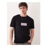 Jack & Jones Oversized T-Shirt with Front Logo in Black