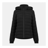 Jack Wills Womens Luna Water Resistant Detachable Hood Short Puffer Jacket