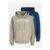 Jack and Jones Arched Logo 2 Pack Hoodie Mens